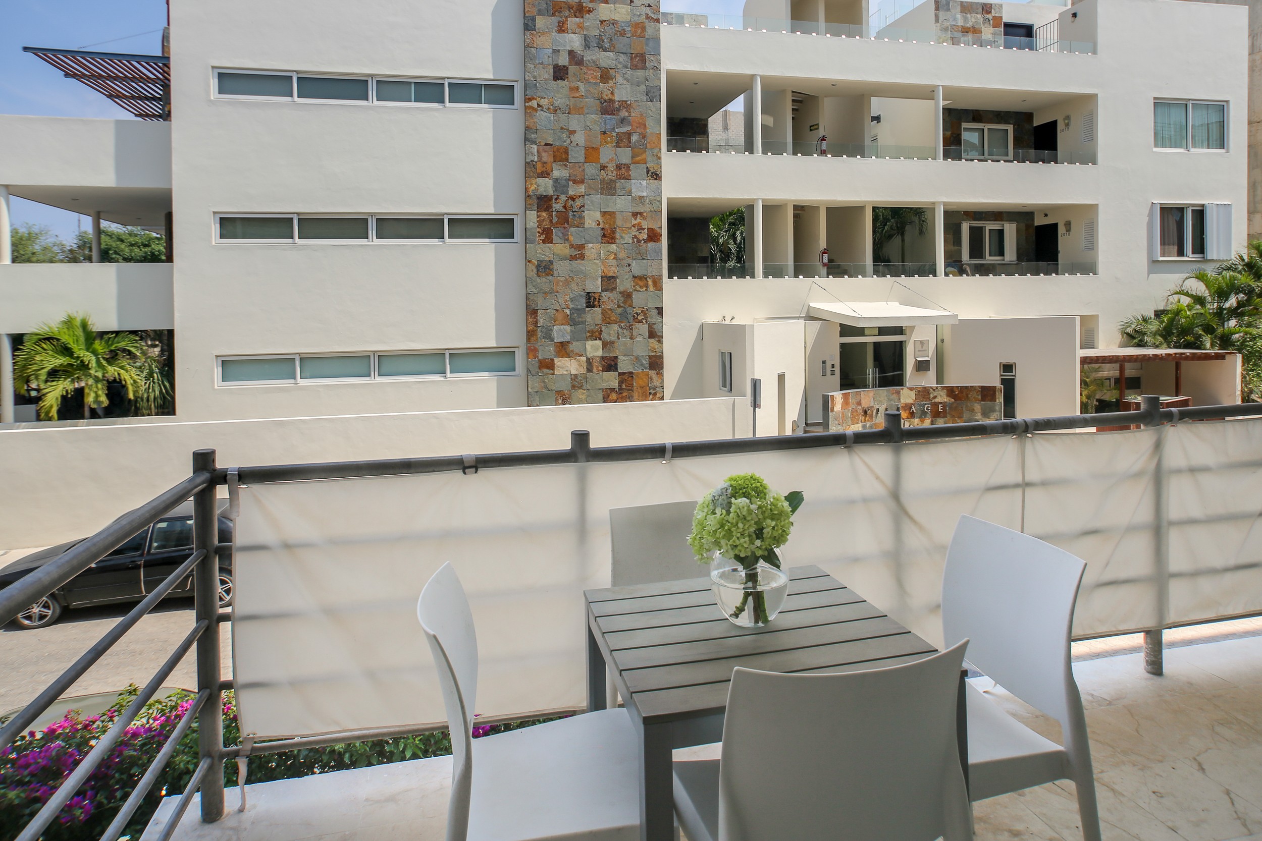 balcony - Las Flores Properties | Playa del Carmen Vacation Rentals